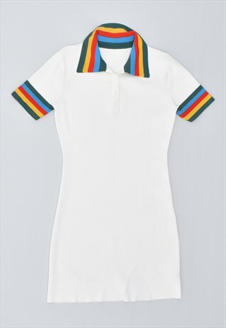 VINTAGE 90'S POLO DRESS WHITE