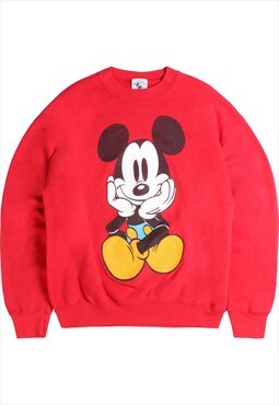 Vintage 90's Mickey Mouse Sweatshirt Mickey Mouse Crewneck