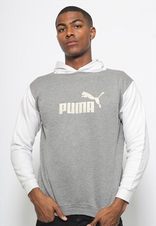VINTAGE PUMA HOODED SWEATSHIRT