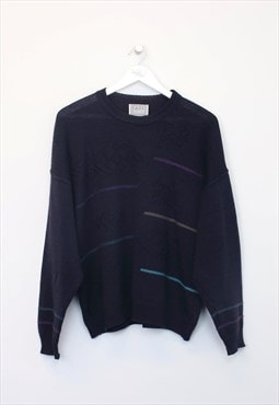 Vintage Griff knit sweatshirt in purple. Best fits L