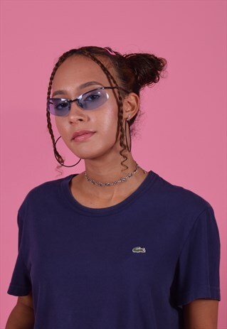 LACOSTE NAVY Y2K TEE