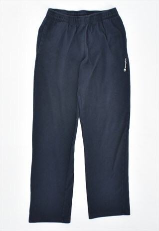 VINTAGE 90'S CHAMPION TRACKSUIT TROUSERS NAVY BLUE
