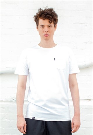 CREW NECK STREETWEAR POCKET T-SHIRT