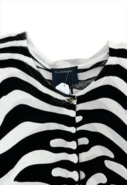 Vintage Roberto Cavalli Zebra Print Shirt
