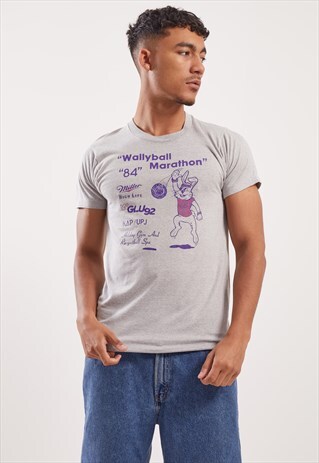 VINTAGE WALLYBALL MARATHON GRAPHIC T-SHIRT