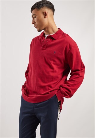 VINTAGE RALPH LAUREN LONG SLEEVE POLO TOP