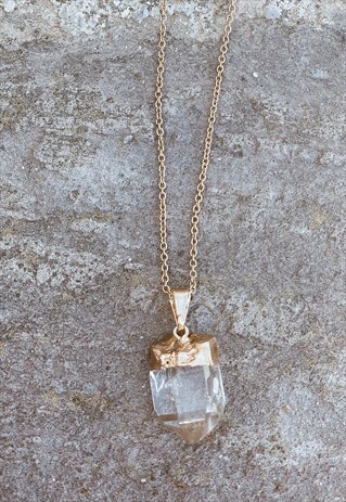 THE SUNCHILD NECKLACE (CLEAR QUARTZ)