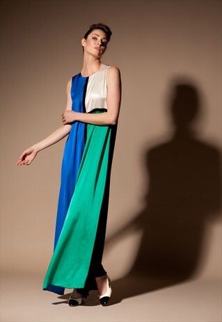BLUE MAXI DRESS/ GREEN MAXI SUMMER MAXI DRESS/ LONG DRESS/