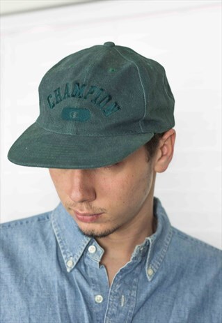 VINTAGE CHAMPION BASEBALL CAP HAT 90S X 3.1