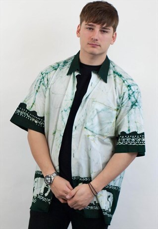 VINTAGE PATTERN FESTIVAL SHIRT