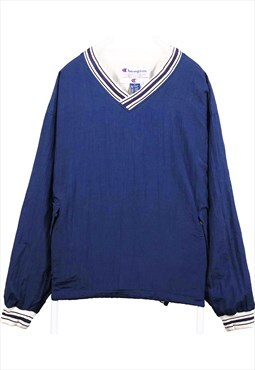 Vintage 90's Champion Windbreaker Jacket Pullover V Neck