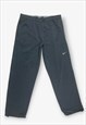 Vintage NIKE Satin Track Pants Joggers Black XL BV15854