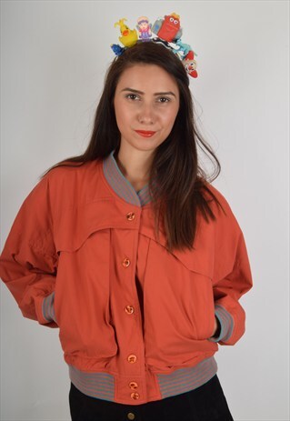 VINTAGE JACKET WITH SHOULDER PADS (841)