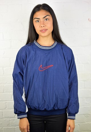 VINTAGE 90'S NIKE PULLOVER NYLON JACKET