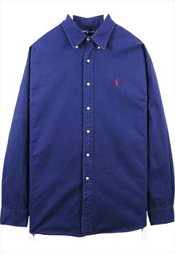 Vintage 90's Polo by Ralph Lauren Shirt Button Up Long