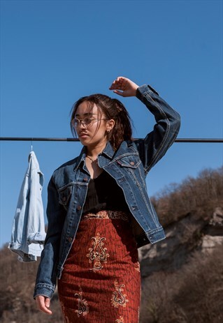 VINTAGE UNISEX LEVI'S DENIM JACKET (REF/741)