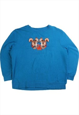 Vintage 90's Basic Edition Sweatshirt Squirrel Crewneck