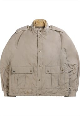 JCPenney  Full Zip Up Parka Large Beige Cream