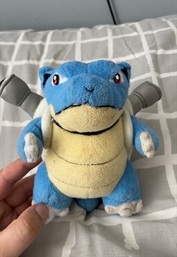Vintage 1990s Pokemon blastoise 9 inch cuddly toy plush 