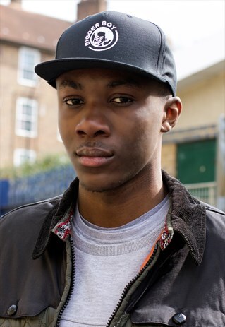BIGGER BOY CLASSICS SNAPBACK - BLACK/WHITE