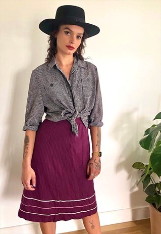 RIBBED JERSEY MIDI SKIRT