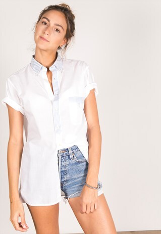 VINTAGE 80S SUMMER SHIRT/ R01012