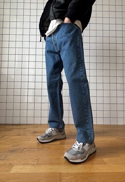 Vintage LEVIS 501 Jeans Wash Denim Pants 90s Blue
