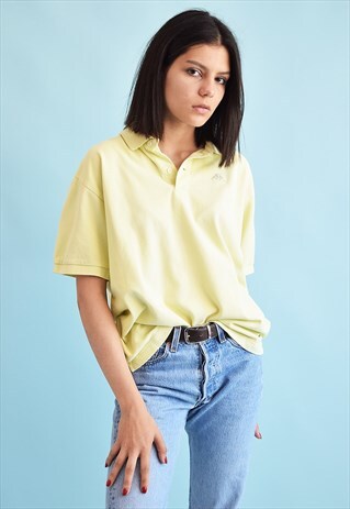 90'S RETRO KAPPA SPORTS OVERSIZED POLO T-SHIRT TEE TOP