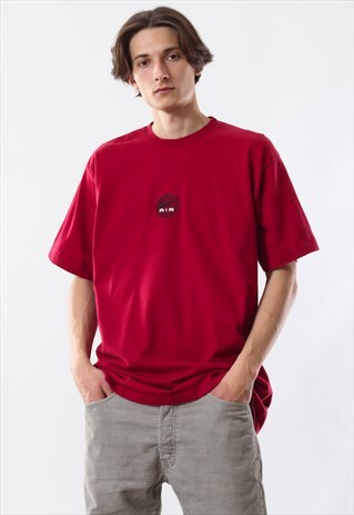 90'S VINTAGE MENS NIKE AIR SPELL OUT BIG LOGO TEE T SHIRT