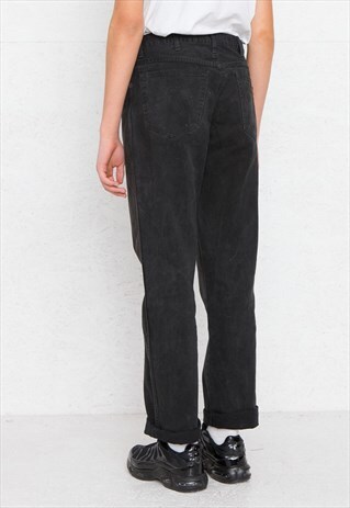 VINTAGE RETRO BLACK WRANGLER DENIM JEANS