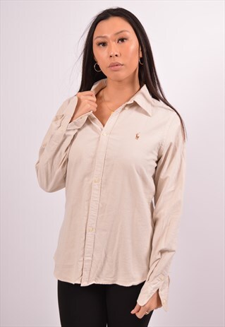 VINTAGE RALPH LAUREN SHIRT BEIGE