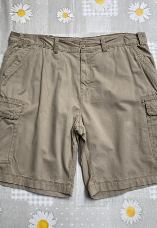 Beige Cargo Shorts W44