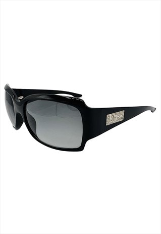 Christian Dior Sunglasses Black Square Logo Vintage NIGHT 3