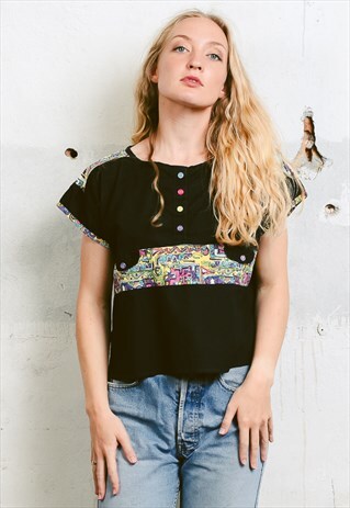 VINTAGE 90S BLACK FESTIVAL T-SHIRT