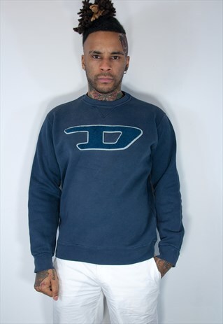 DIESEL EMBROIDED SWEATSHIRT