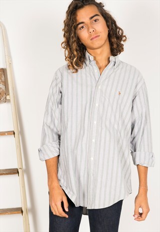 VINTAGE 80S POLO RALPH LAUREN SHIRT / R0186