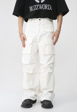 Men's crinkled design cargo trousers SS2023 VOL.3