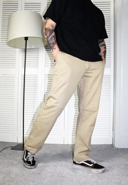 Vintage 90s Beige Polo Ralph Lauren Chino Trousers