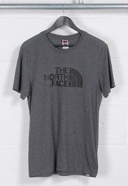 Vintage TNF The North Face T-Shirt in Grey Sports Tee Small