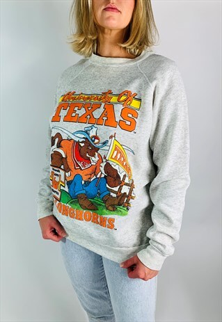 VINTAGE UNIVERSITY OF TEXAS LONGHORNS SWEATER