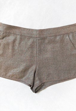 French connection metallic shimmer hotpants