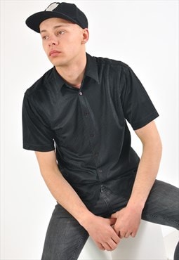 Vintage 90's short sleeve shirt in black
