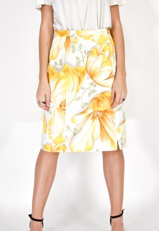 SALVATORE FERRAGAMO MULTICOLORED LONG SKIRT
