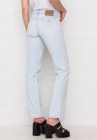 VINTAGE LIGHT BLUE MOSCHINO DENIM JEANS
