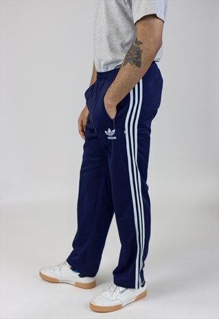 VINTAGE ADIDAS NAVY TRACKSUIT BOTTOMS