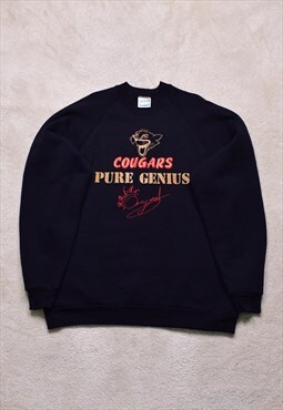 Vintage 90s Cougars RRLFC Graphic Sweater