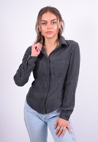 VINTAGE ARMANI JEANS SHIRT GREY