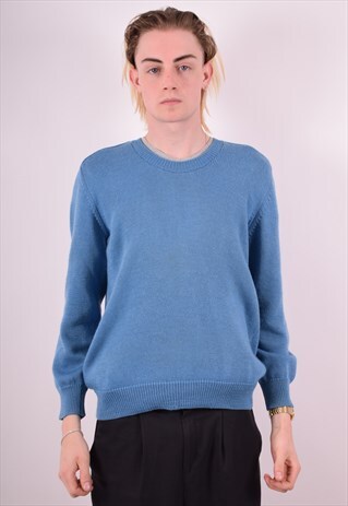 ERMENEGILDO ZEGNA MENS VINTAGE JUMPER SWEATER MEDIUM 90S