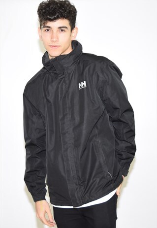 VINTAGE 90S BLACK HELLY HANSEN JACKET