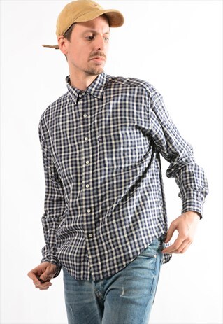 VINTAGE RALPH LAUREN RL CHECKED SHIRT.